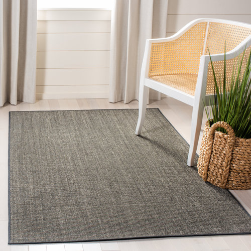 Martha Stewart Rugs Martha Stewart Machine Woven Jute/Sisal Charcoal